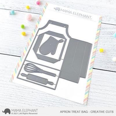 Mama Elephant Creative Cuts - Apron Treat Bag
